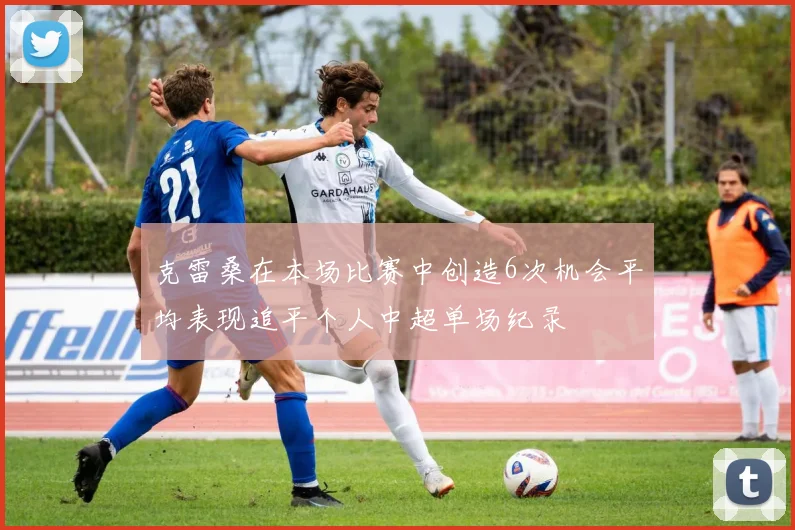 克雷桑在本场比赛中创造6次机会平均表现追平个人中超单场纪录